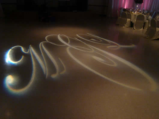 South San Francisco DJ Custom Gobo Lighting Effect